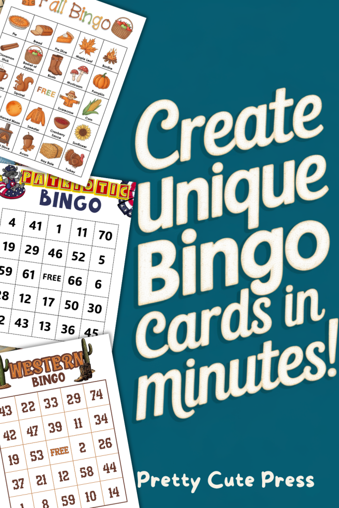 How to create unique bingo cards in minutes