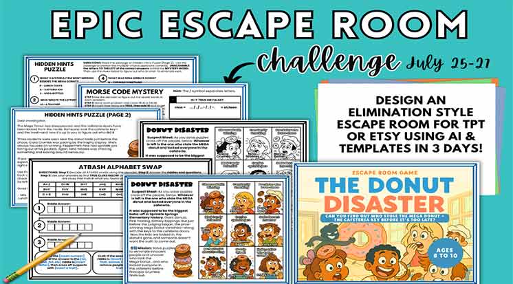 Free challenge workshop on creating epic escape room printables
