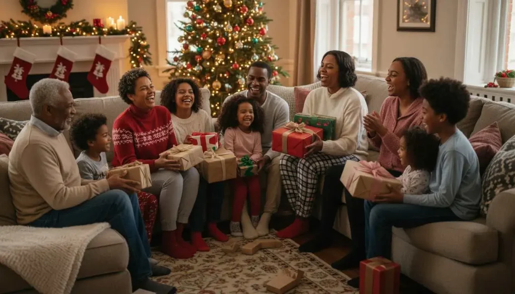 Left Right Christmas Game for Family Holiday events