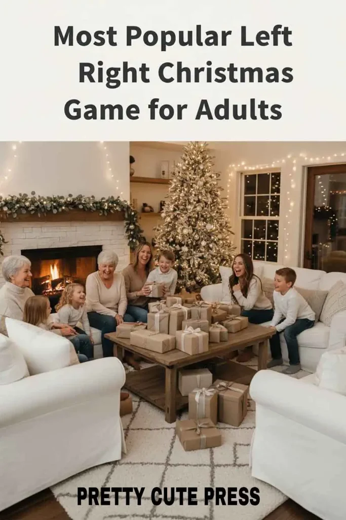 Best Left Right Christmas Game for Mixed-Age Groups