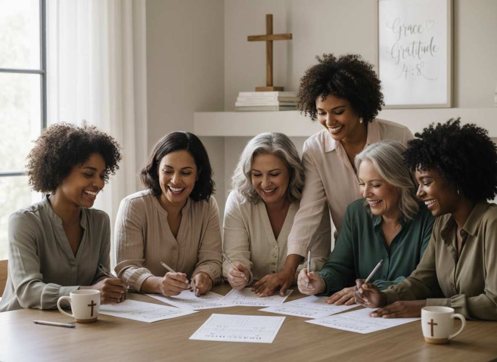 Women's ministry small group using choice boards
