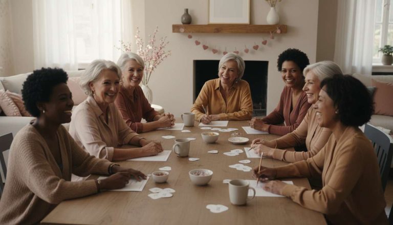 womens small group using choice boards
