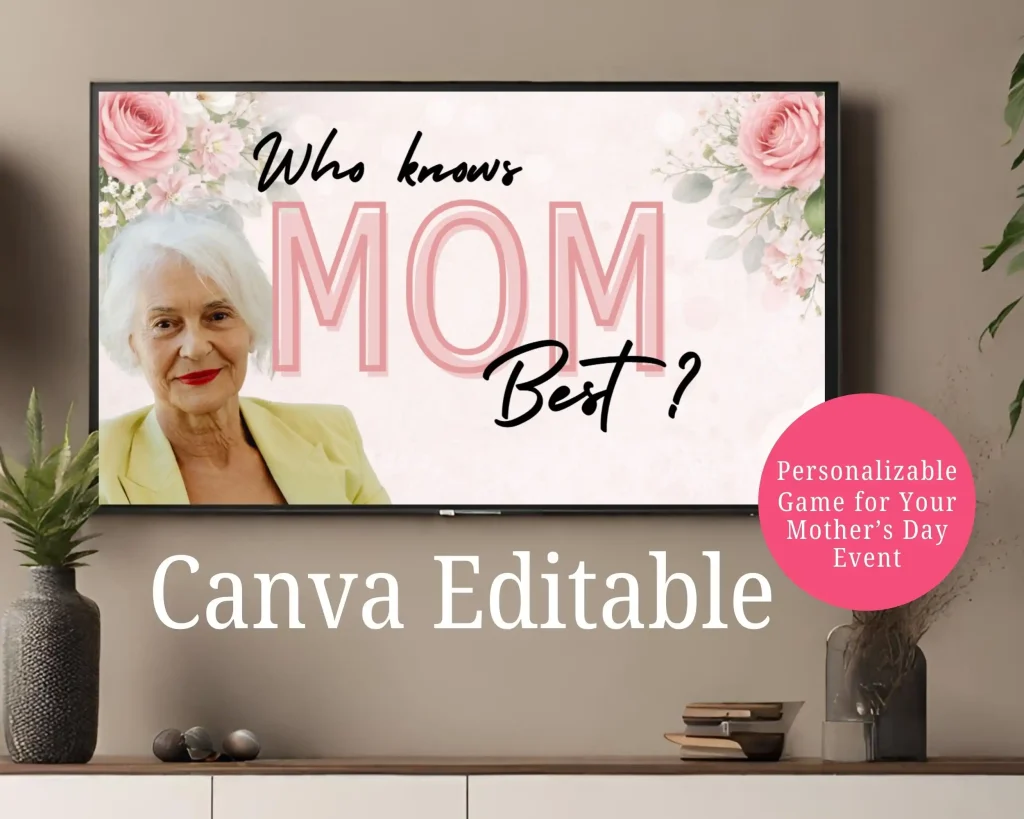 Who Knows Mom Best - Mother's Day Party Game