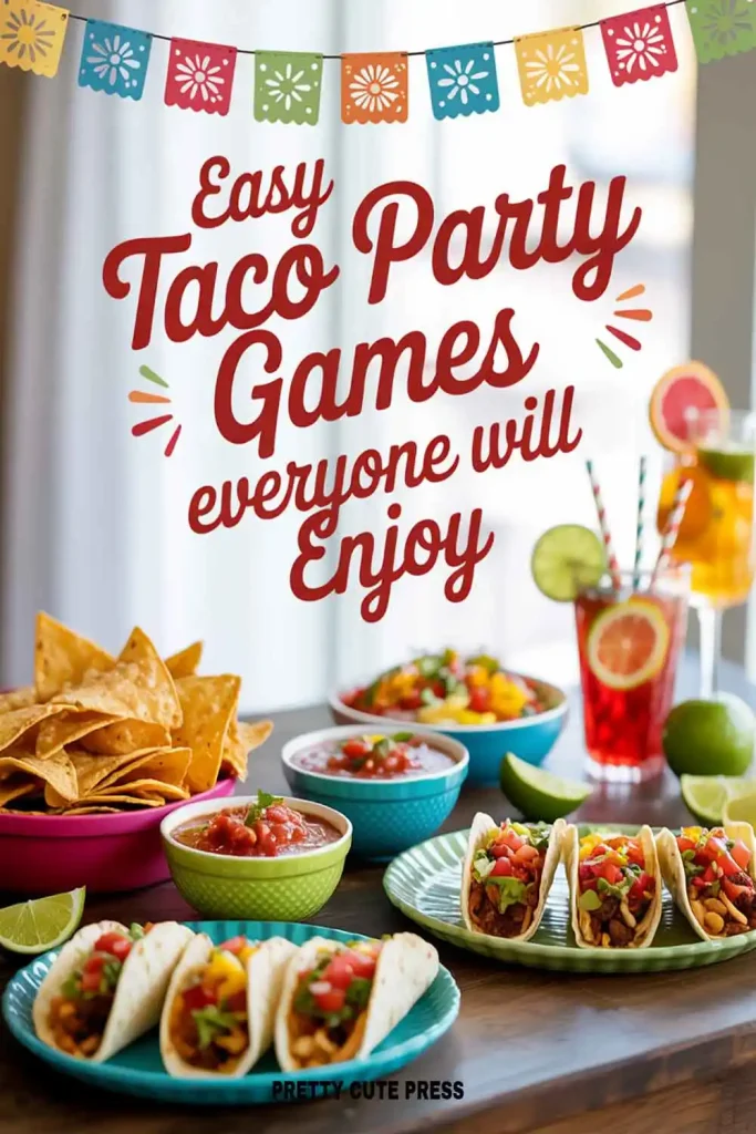Easy Taco Party Games Everyone Will Enjoy - taco party tablescape