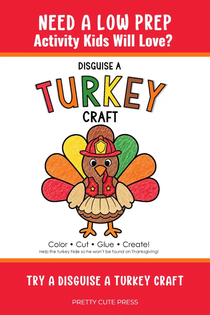A fun low prep thanksgiving activity kids will love